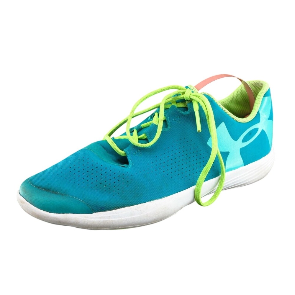 Under armour Youth Girls Shoes Size 3.5‎ M Blue Running Fabric